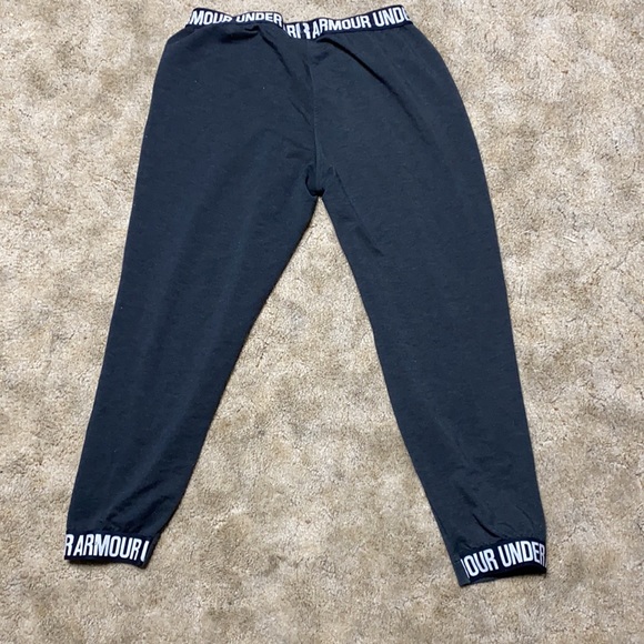 Women’s Under Armour Loose black/gray joggers Medium - Picture 2 of 5